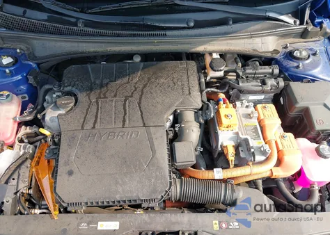 2022 Hyundai Elantra Hybrid Limited из США, поврежденный, VIN KMHLN4AJ5NU025680